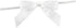 Reliant Ribbon 5171-03003-2X1 Satin Twist Tie Bows - Small Bows, 5/8 Inch X 100 Pieces, White...