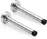 Door Stops, Long Door Stopper, 6 Inch Door Stop Stainless Steel Brushed Nickel Doorstops Wall Mounted with Rubber Bumper Metal Door Stopper Extend...
