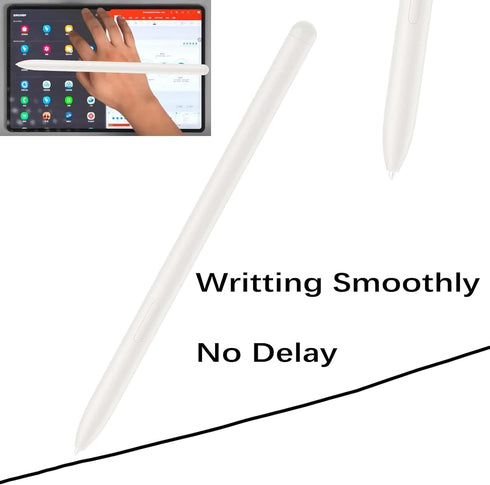 Galaxy Tab S9 Ultra S Pen Replacement for Samsung Galaxy Tab S9 Plus Stylus Pen Replacement withoutBluetooth (Beige) + Free 5 Tips for Samsung Gal...