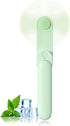 Handheld Mini Fan with USB Rechargeable 1000mAh Battery, Portable Hand Held Lash Fan for Makeup, Pocket Fan with 13 Woking Hours, Small Foldable F...