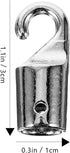 Angoily 4Pcs Blind Wand Hook Tip Replacement Metal Hardware Tilt Wand Tip Repair Window Blind Wand Hook Accessory for Vertical Blinds Broken Horiz...