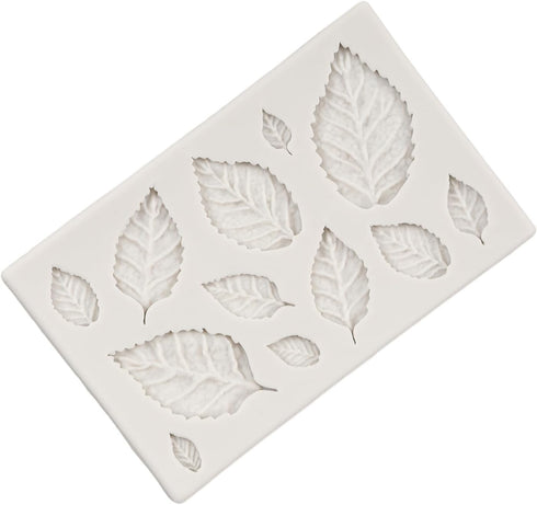 Rose Leaf Silicone Fondant Molds For Cake Decorating Cupcake Topper Chocolate Candy Gum Paste Polymer Clay...