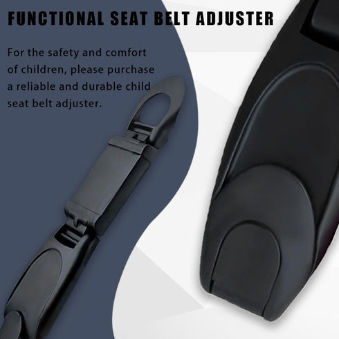 4Pcs Seatbelt Adjuster, Non-Slip Comfort Shoulder Neck Strap Positioner, Car Seat Belt Clips Protect Shoulder and Neck for Kids/Adults, Universal ...