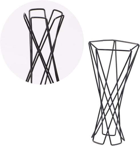 2pcs Large Indoor Plants Metal Air Plant Container Black Air Plant Holder Astetic Room Decor Air Plant Display Holder Wall Shelf Brackets Vases fo...