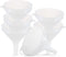 6 Pack - 3.5" Funnels for Filling Bottles -Multi-Purpose Funnels for Kitchen Use - Plastic Funnel Set with Long Reaching Spout - for Easy and Smoo...