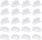 uxcell 20pcs Silicone Micro USB Cap Port Cover Anti Dust Protector 6.5mmx2.3mm Clear...