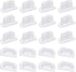 uxcell 20pcs Silicone Micro USB Cap Port Cover Anti Dust Protector 6.5mmx2.3mm Clear...