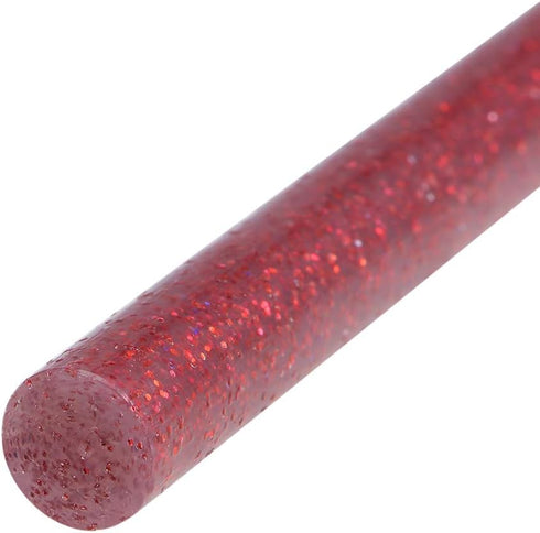 uxcell Mini Hot Glue Gun Sticks 4-inch x 0.27-inch for Glue Guns, Glitter Red 16pcs...