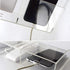 VANCORE Clear Wall Mounted Charging Phone Holder Smart Phone Station TV Remote Control Holder Clear Wall Box for Phone Remote Control (2 Holes)......
