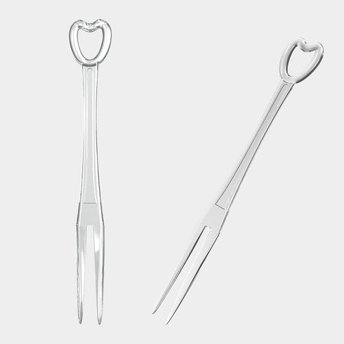 300PCS Disposable Plastic Fruit Forks, YEAJOIN Mini Cake Forks Tasting Appetizer Cocktail Forks Picks Small Dessert Food Picks Sticks...
