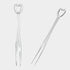 300PCS Disposable Plastic Fruit Forks, YEAJOIN Mini Cake Forks Tasting Appetizer Cocktail Forks Picks Small Dessert Food Picks Sticks...