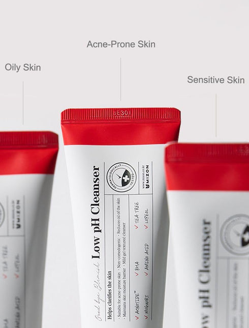 MIZON Good Bye Blemish Low pH Cleanser, Cleanser for troubled skin, Acne Treatment, Breakout Treatment, Korean Skincare, Acne Spot Treatment, Soot...