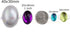 40x30mm Large Flat Back Oval Acrylic Cabochons Rhinestones Plastic Gems Embellishments for Crafts, Costumes, Card Invitations, Jewelry, Cosplay - ...