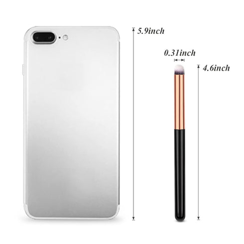 Eye Makeup Brushes Round Professional 3Pcs Concealer Eyeshadow Brush Set Can Blending Brushes for Card Making...