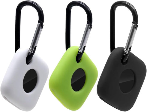 3 Pack Compatible with Tile Mate 2022 Case with Keychain, Flexible Silicone Anti-Scratch Shockproof Skin Cover Kit Compatible with Tile Mate 2022 ...