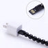 UKCOCO USB Type C Cable, 2 Pack Bead Bracelet USB Data Sync Fast Charging Cable for S9 S8 Note 9 8, V20 V30 G5 (Black and White)...