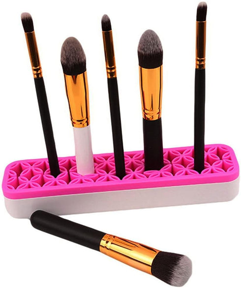 NX Garden Brush Storage Box Sew Desktop Organizers Diamond Painting Pen Holder Sewing Craft Tool Holder, Rose Red...