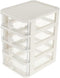 SAFIGLE Mini Plastic Drawer Organizer Plastic Storage Drawers Storage Bins with Drawers Home Office Desktop Organizer Small Storage Drawer for Cra...