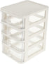 SAFIGLE Mini Plastic Drawer Organizer Plastic Storage Drawers Storage Bins with Drawers Home Office Desktop Organizer Small Storage Drawer for Cra...