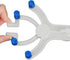 StonyLab Plastic Double Burette Clamp, Adjustable Double Burette Clamp Buret Clamp Butterfly Style Spring Loaded Lab Accessory for Laboratory...
