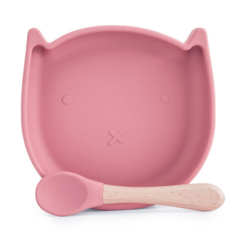 Silicone Baby Plates with Suction Set - BPA Free Suction Plates for Toddlers, Infants - Non Slip Kids Silicone Plates with Spoon - Baby Safe High ...