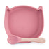 Silicone Baby Plates with Suction Set - BPA Free Suction Plates for Toddlers, Infants - Non Slip Kids Silicone Plates with Spoon - Baby Safe High ...