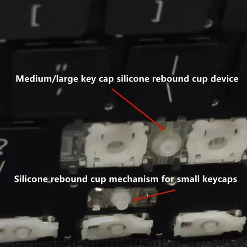 Replacement Keyboard Silicone Rebound Cup Mechanism Compatible with MacBook Pro/Air Model A2141 A2251 A2289 A2179 A2337 A2338 A2442 A2485 M1 Pro/M...
