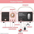 Retro Bluetooth Speaker, Wireless Vintage Small Speaker, Hands-Free Call,400mA Battery,TF Card,Aux Line, Portable Speaker for iOS Android Smartpho...