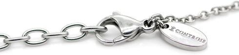 Controse Dinosaur Necklace Mini T-Rex Skull Pendant 316L Stainless Steel...