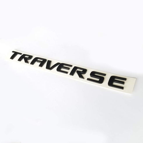 1x OEM Traverse Emblem Nameplate Letters 3D Logo Badge Compatible with Traverse Black 20896270...