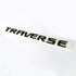 1x OEM Traverse Emblem Nameplate Letters 3D Logo Badge Compatible with Traverse Black 20896270...