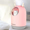 Cute Pet Humidifier with Two Spray Modes, 300ml Water Tank Lasts Up to 10 Hours, 7 Color LED Lights Changing, Waterless Auto Shut-off for Bedroom,...