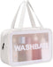 Travel Toiletry Bag for Women and Men, Matte Translucent Toiletry Bag with Handy Handle, Makeup Cosmetic Organizer Bag for Travel Toiletries Acces...