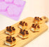 Cat Paw Chocolate Silicone Mold 2PCS-6 Cavity Puppy Dog Paw Shaped Candy Cookie Silicone Mould Ice Cube Tray Homemade Dog Treats Baking Tools...