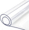 Clear Plastic Desk Mat Office Table Top Protector PVC Tablecloth Cover Waterproof Cloths Wipeable Furniture Topper Pad for Dining Computer Desktop...