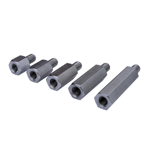 10 Pcs Stainless Steel Single Head Stud Hex Standoff Spacers Male to Female Thread 10mm 15mm 20mm 30mm 40mm M6 x M6 for PCB Hexagonal Fasteners Ha...