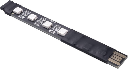 REXUS 5V USB LED RGB Bluetooth Remote Controller 4 Pin Male Connector Onboard 4 LED Lights for TV Backlight Light Strip LED RGB Dimmer Home Colorf...