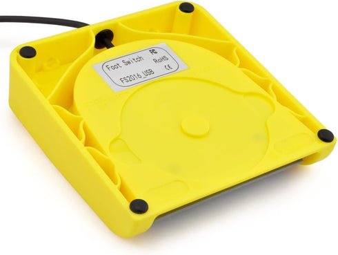 iKKEGOL USB Single Foot Switch Control One Key Customized Computer Keyboard Action Pedal HID Yellow...