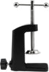 1PCS Black Aluminum Alloy Desk C-Clamp Desk Light Mounting Cantilever Bracket With Adjustable Screws for Microphone Arm and Desktop Table Lamp...
