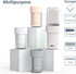 Portable Travel Toothbrush Case, Covered Toothbrush Cup Holders, Toothbrush and Toothpaste Travel Case, Toothbrush Storage Organizer Container for...