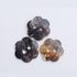 10 PCS 2 Holes Heart Star Flower Square Shaped Mother of Pearl Delicate Natural Shell Buttons for Sewing Craft Scrapbooking (Flower, 11.5mm)...