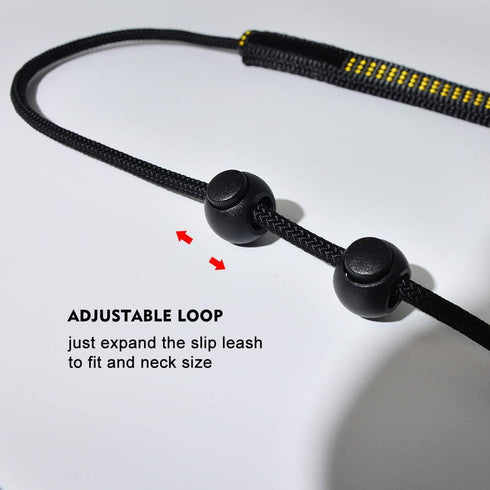 Dog Ultra-fine Leash,slip leads for dogs,Pet Training Leash,Training ?leading and holding suitable for Small,Medium or Large Dogs (black, 1.4M lon...
