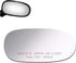 Mirror Glass fit for 1997 1998 1999 2000 2001 2002 2003 2004 Chevy Corvette Passenger Right Side Mirror Glass RH No Backing Plate Convex Including...