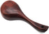 8 Inch Multipurpose Wooden Scoop Spoon Ladle With Short Handle Dark Brown Wood...