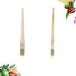 2PCS Round Paint Brush Wooden Handle Different Size 20mm 25mm Acrylic Watercolor Oil Painting Beginner Tool Furniture Waxing Brush...