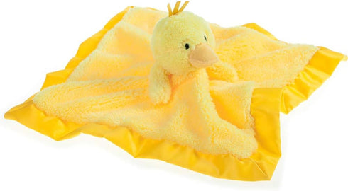Apricot Lamb Stuffed Animals Duck Security Blanket Infant Nursery Character Blanket Luxury Snuggler Plush Baby Lovey(Duck, 13 Inches)...