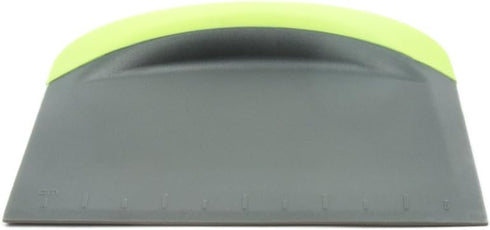 Fox Run Dough and Bowl Scraper, 4.75" Flat Edge Bench Scraper, Green...