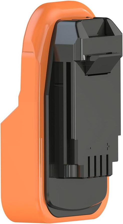 1x Adapter Run Tools# Only Fits Black&Decker Fits Porter Cable 20v MAX (Not Old Style 18v) Tools Compatible with Ridgid 18v Battery - Adapter Only...