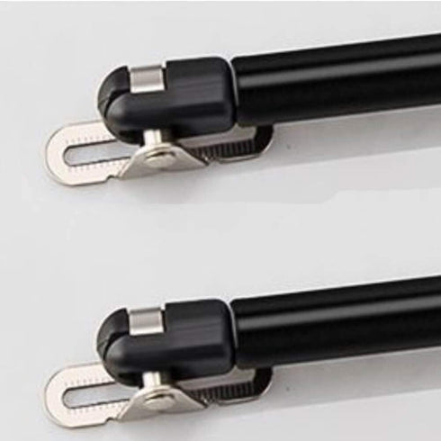 2 Pack Extended 10 inch Gas Prop Force 100N/22LB Gas Struts – Black Gas Springs/Window Lift and Lid Support/Gas Shocks for RV Bed Platform/Floor H...