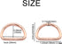 Metal D Rings D Buckles - 1 Inch Non Welded D-Shape Buckle Clips Belt Buckles Hardware Bags Ring for Sewing Purse Clasp Keychain DIY Accessories (...